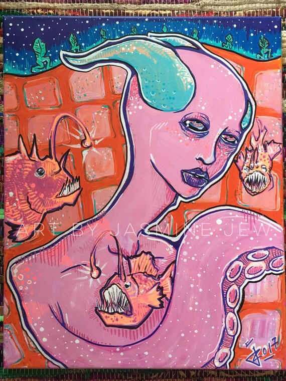 A Siren and an Angler