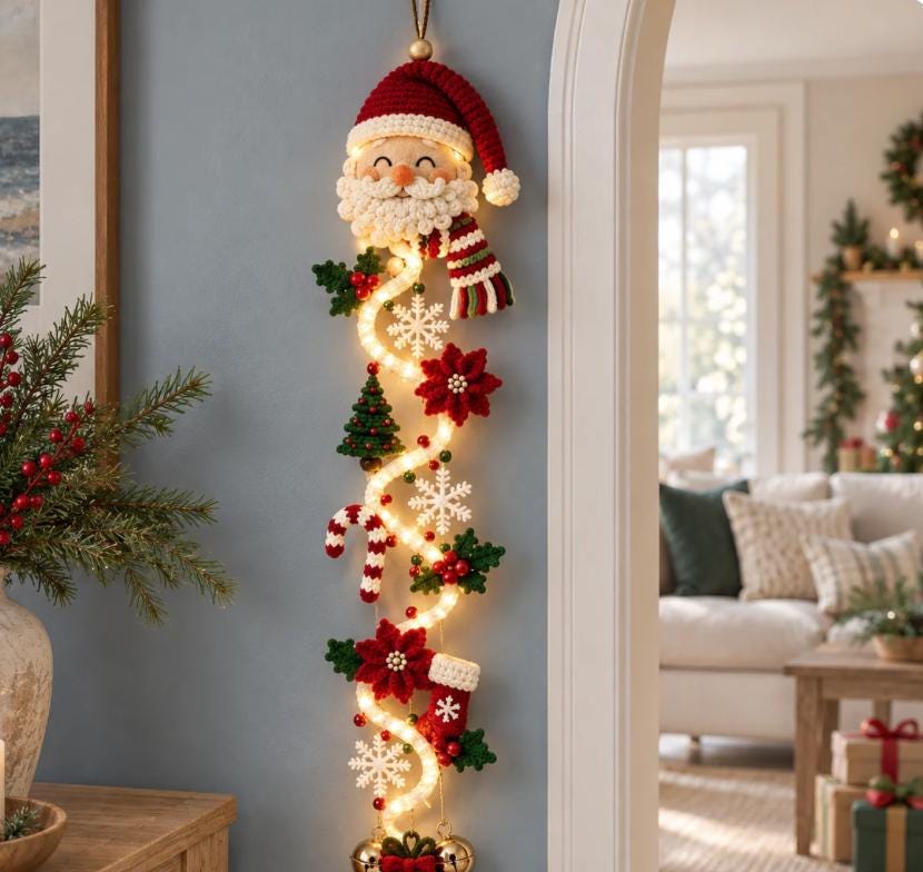 Outdoor Santa Claus Lighted - Etsy