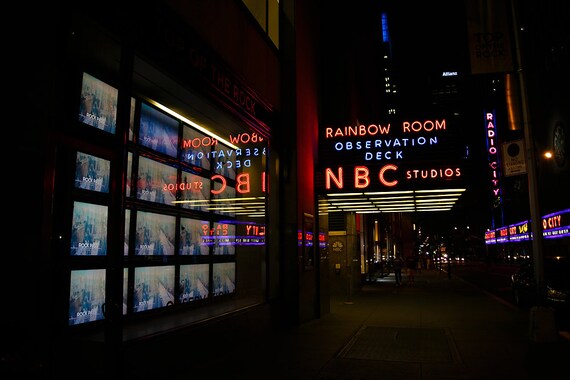 New York City Rainbow Room Nbc Wall Art Print Home Decor Nyc Photography Urban Photo