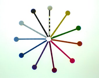 Bobby Pins 25 Colorful Hair Clip Blanks 2 Inch Long with 8 mm Glue Pad Choose Color or Mix and Match