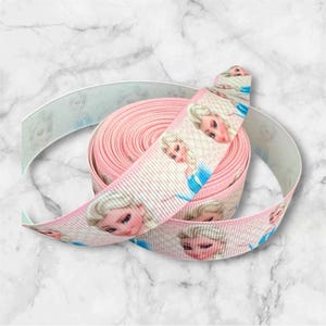 Grosgrain Elsa Frozen 7/8” Portachiavi Lanyard Collare per cani e gatti 1 yard Fiocchi per capelli