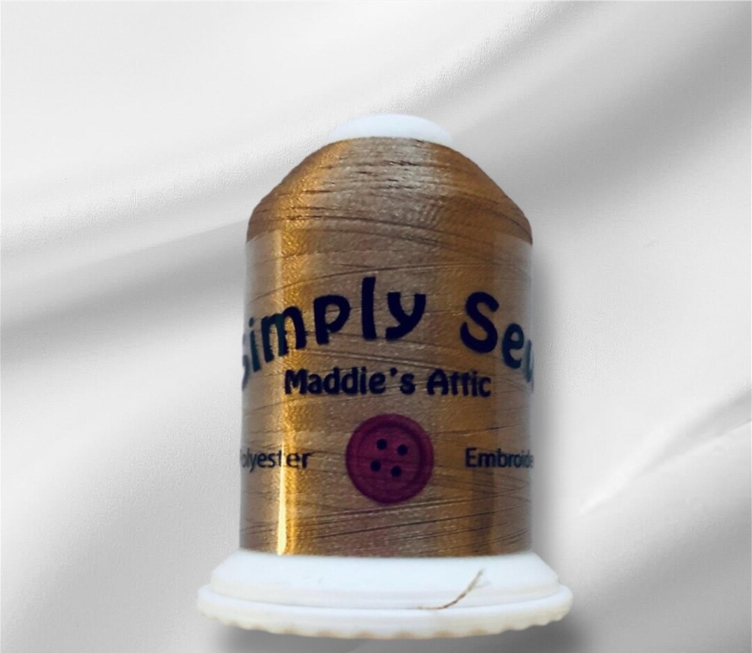 Durable Tan Sewing Thread for Machine Embroidery 100% Polyester 1100 ...