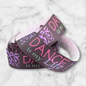 Scarpette da ballo in grosgrain con portachiavi da 7/8" per collare per cani e gatti, fiocchi per capelli da 1 metro