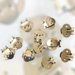 Shoe Clips 50 (25 pairs) Large Stainless Steel Blanks Findings