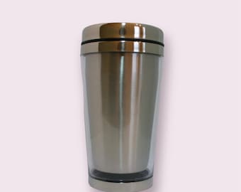 16 oz Insulated Stainless Steel Tumblers with Insertable Photo or Monogram – Personalized Gifts for Teams, Teachers, and Events