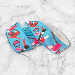 Nastro per il trucco Grosgrain da 7/8" per portachiavi, collare per cani e gatti, fiocchi per capelli da 1 metro