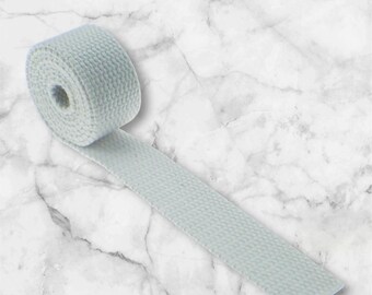 Cotton Webbing 10 Yards White - 1 Inch (1") Heavy Duty - Key Fobs, Purse Straps, Belts