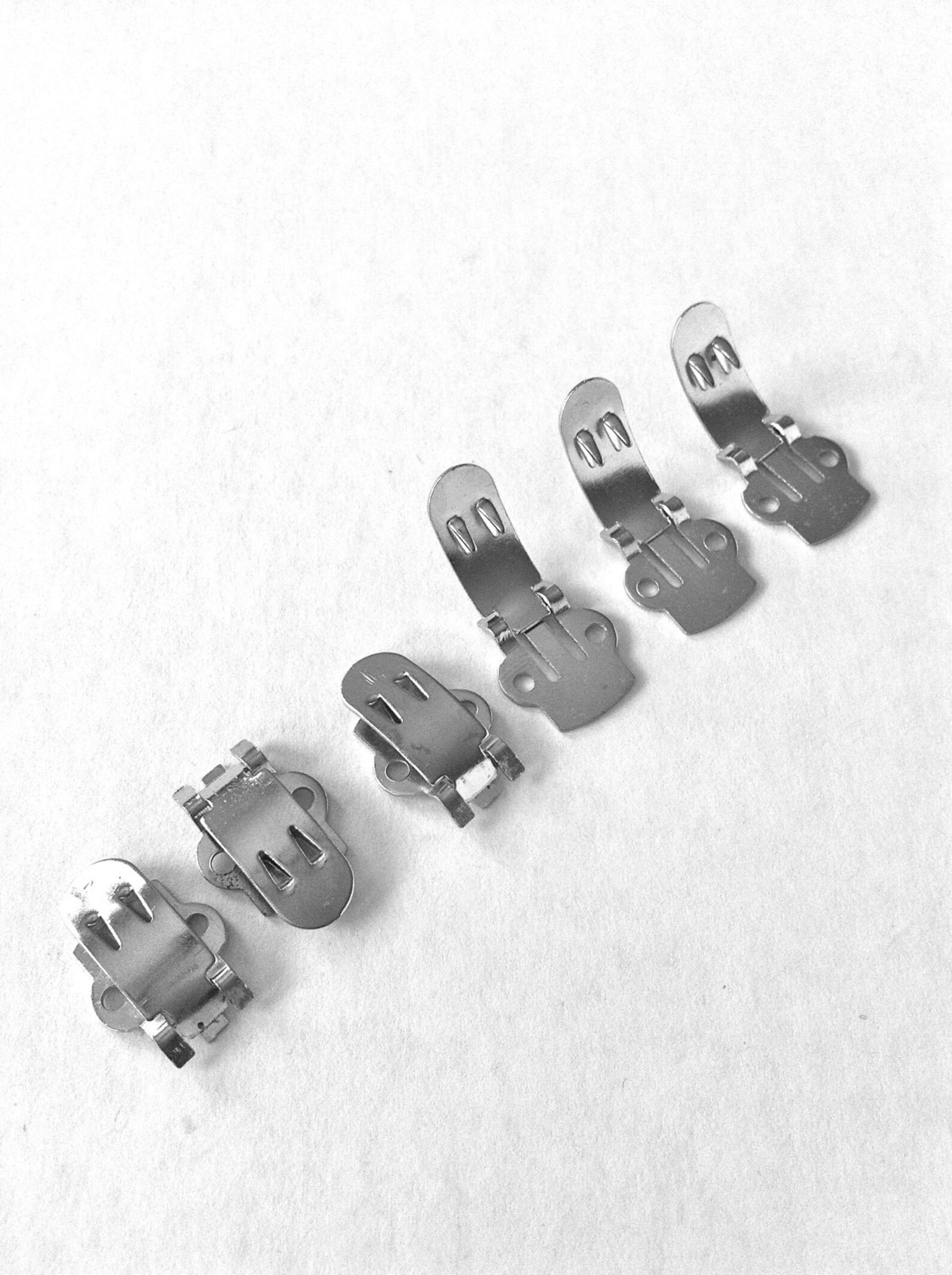 24 Stainless Steel Shoe Clip Blanks Etsy