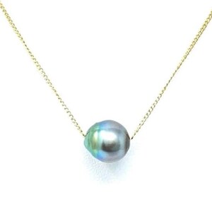 Collar de perlas flotantes de Tahití