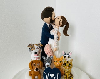 kissing couple custom wedding cake topper.bride and groom cake topper , Mr and Mrs cake topper,cake toppers for wedding