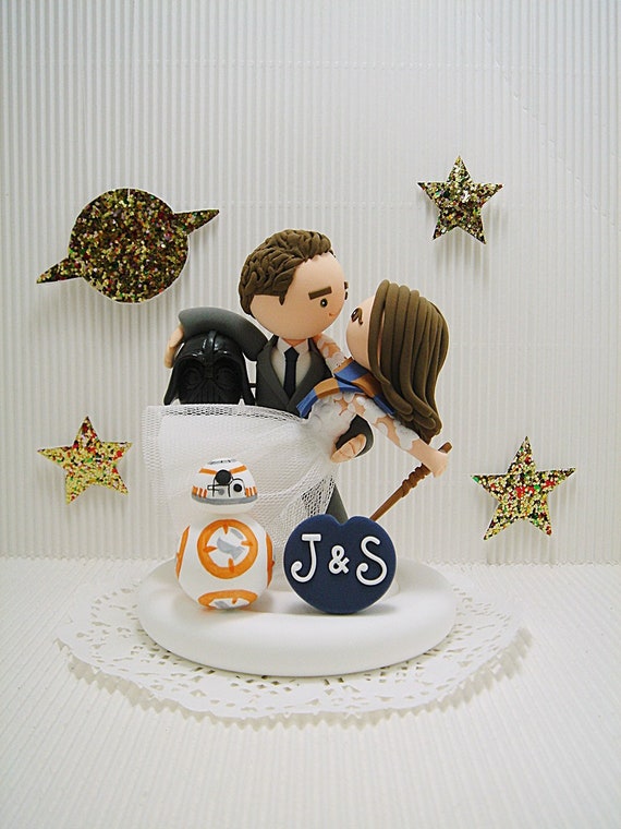 harry potter star wars cake topper