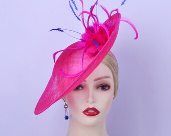 Chapeau Femme Paille Bleu Sarcelle Bloomingdale's - Neuf Sans étiquette