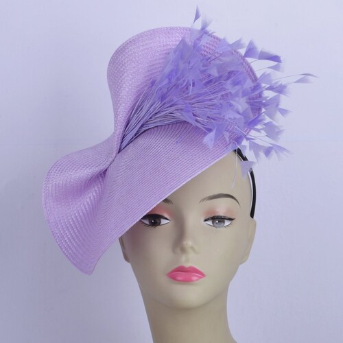 Lilac occasion hat Clearance