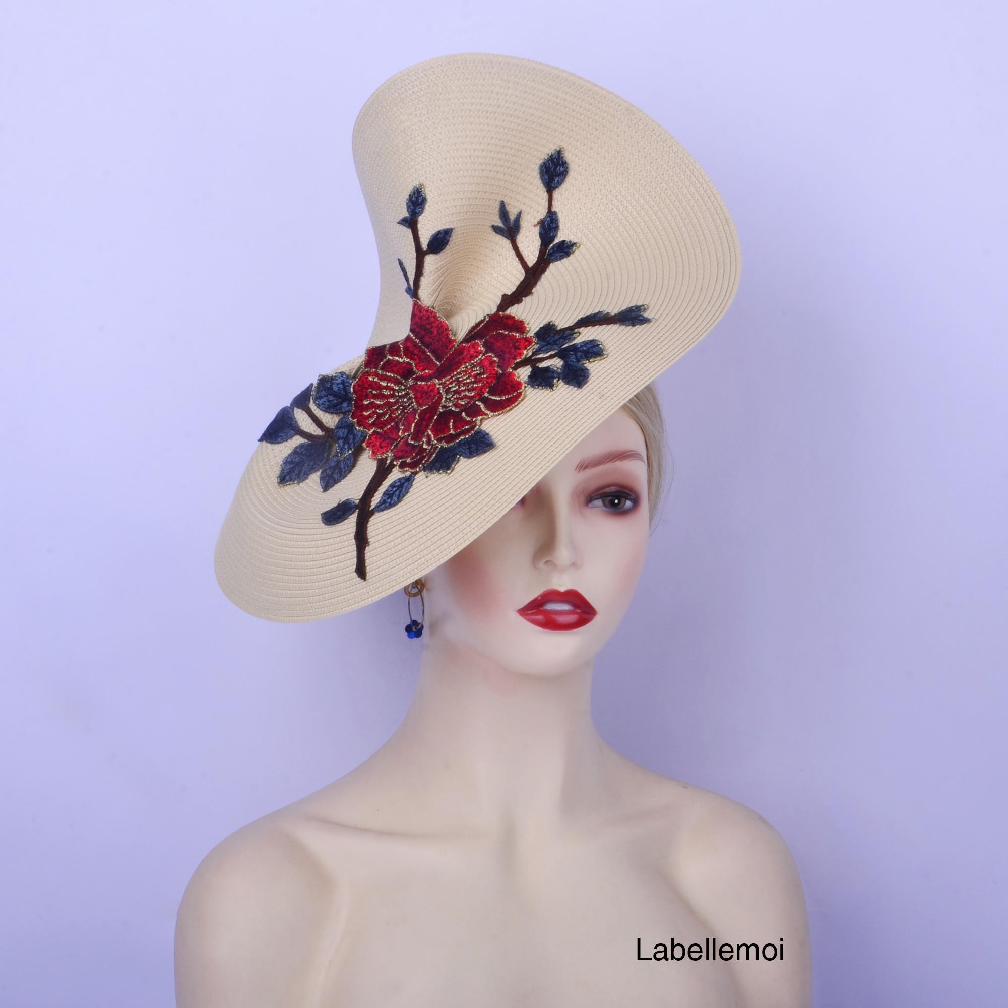 Chinoiserie chic hat Luckluccy Chinoiserie Coral Peony Floral Baseball Cap Asian  main image 4