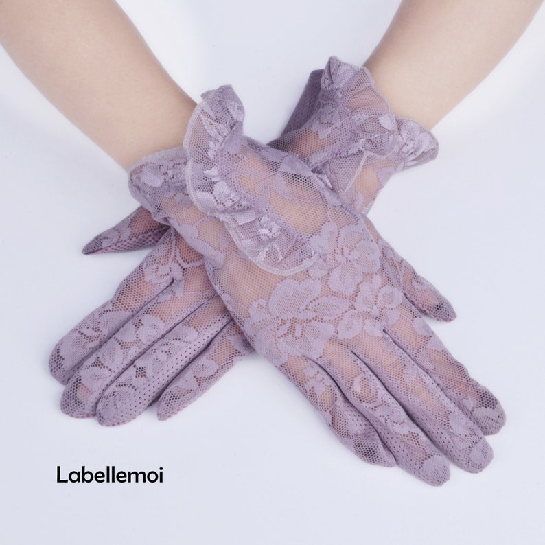 Vintage For Party Wedding Bridal Lace Gloves Wedding Dress Prom Evening Gloves