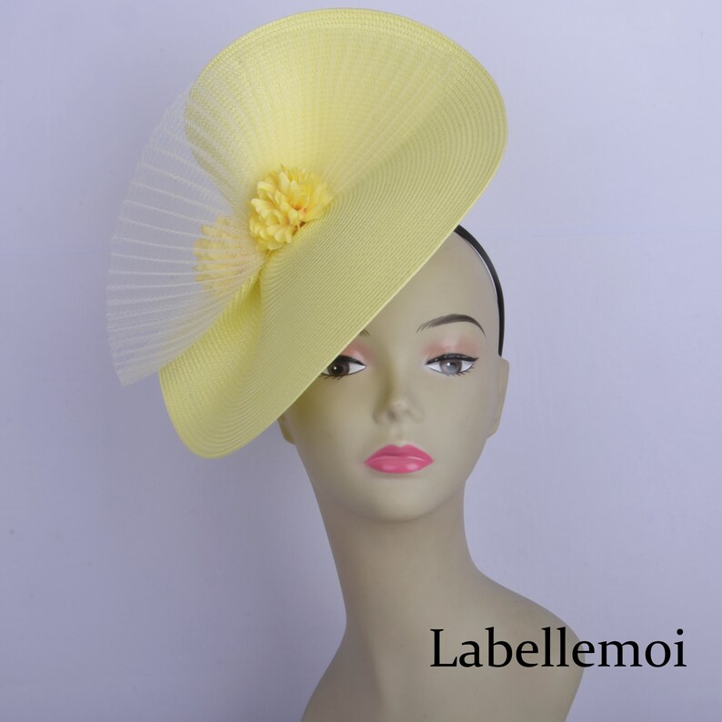 Exclusive Light Pink Baby Pink Fascinator Hat Saucer Hatinator Etsy