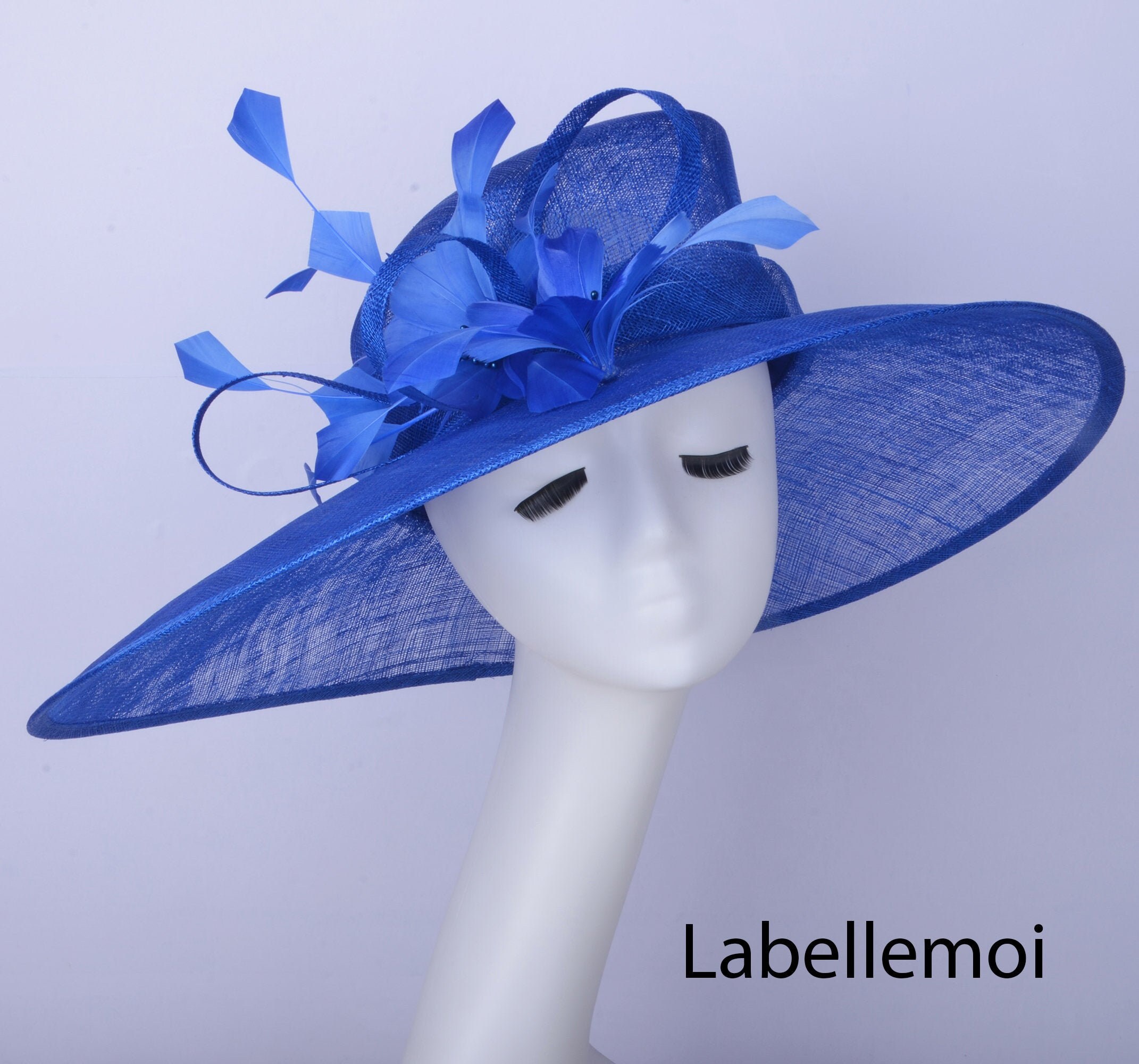 royal blue wedding hats