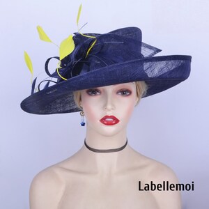 Distinctive Hats Sinamay Loops in Navy 21208NVY main image 0