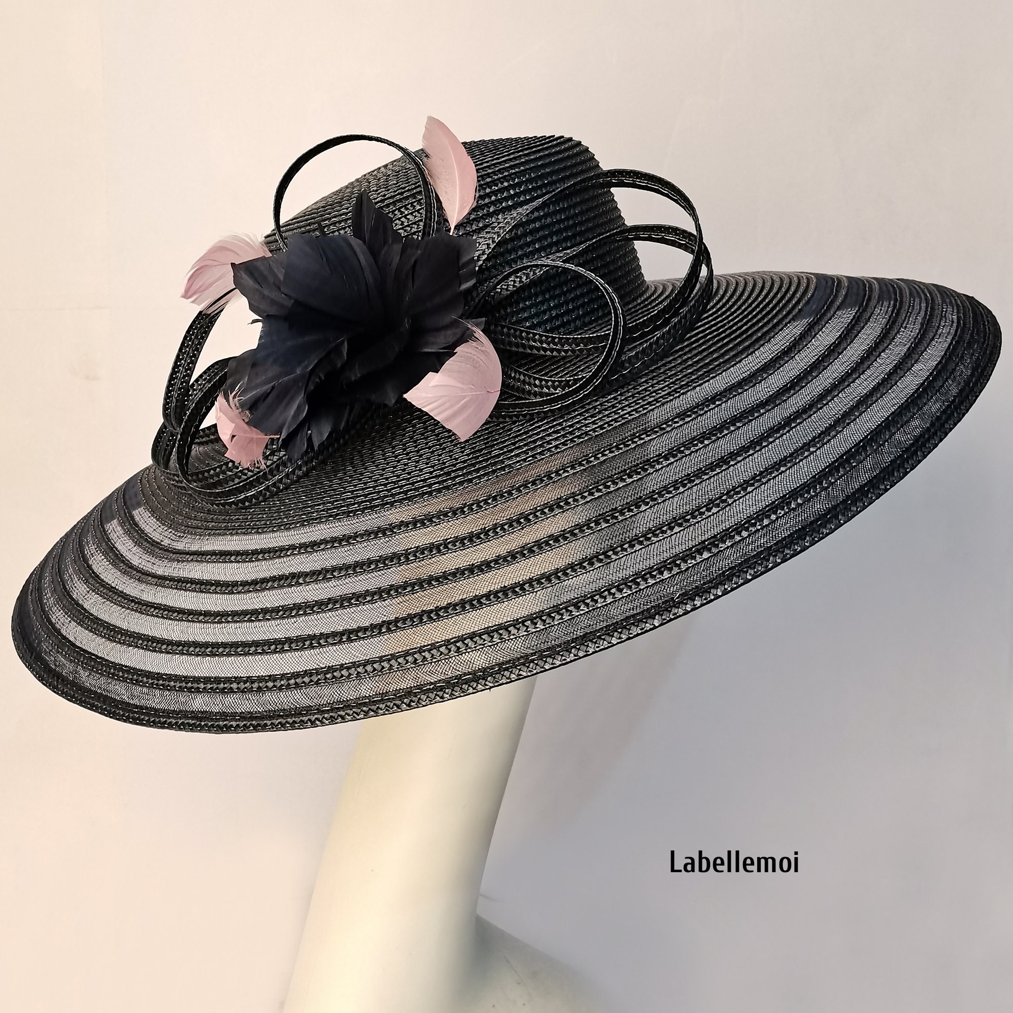 Extra Large Kentucky Derby Hat Black 
