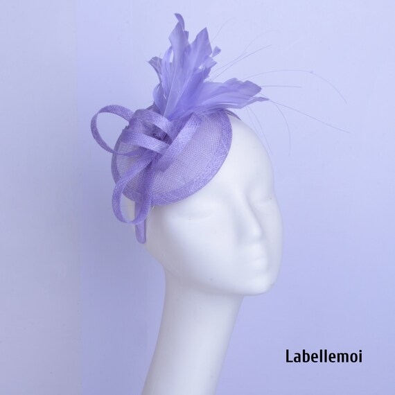New Lilac Lavender Purple Small Sinamay 