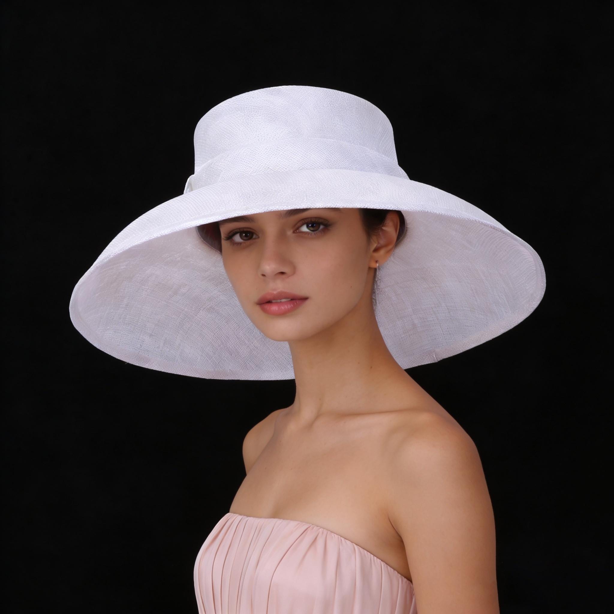 9643 Hats For Women British Style Vintage Church Lady Flat Brim Church Victorian Vintage Hats for Women for sale | eBay main image 4