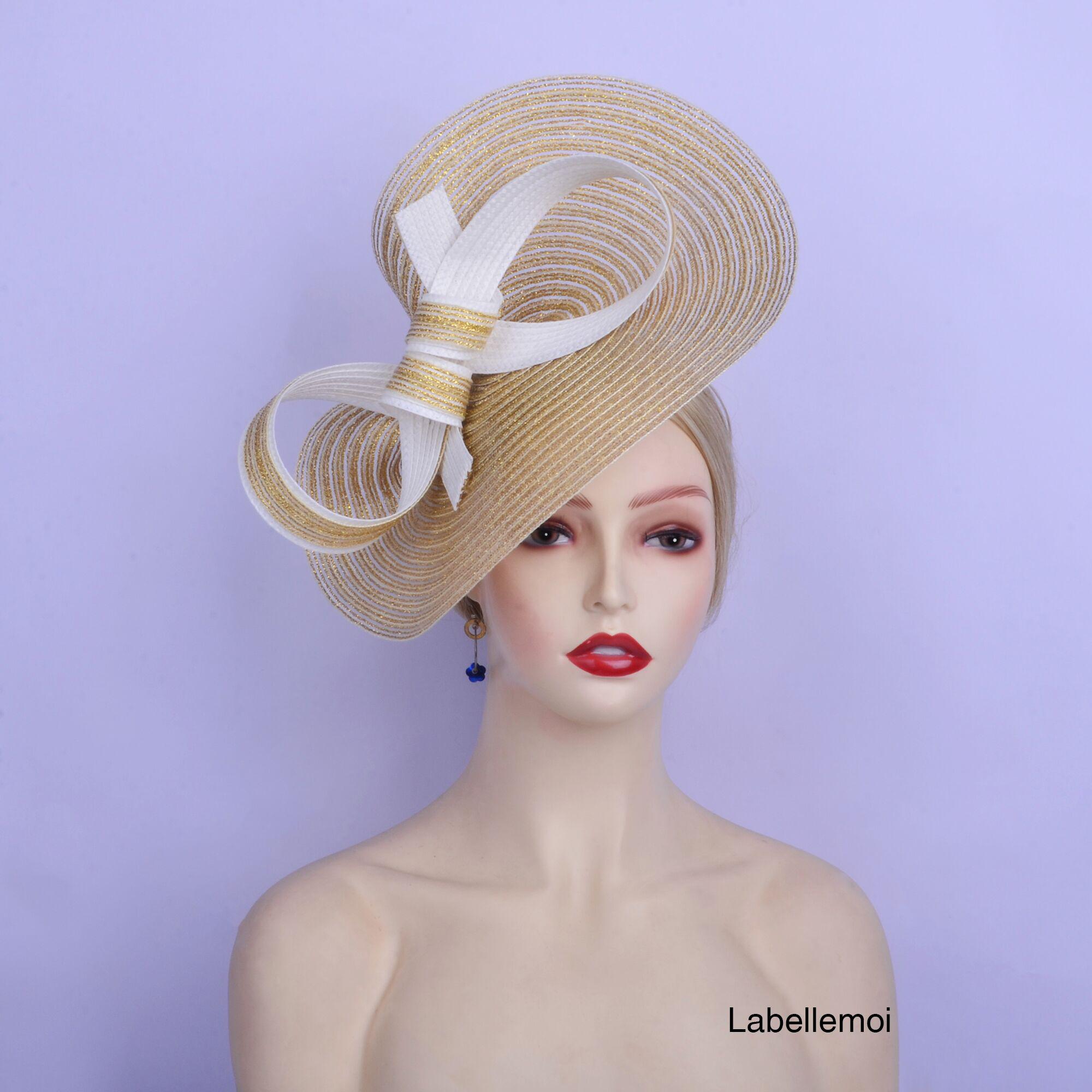 Gold Fascinator hat from Grandma Jahn Collection Gold Fascinator Hats for Women - Etsy main image 4