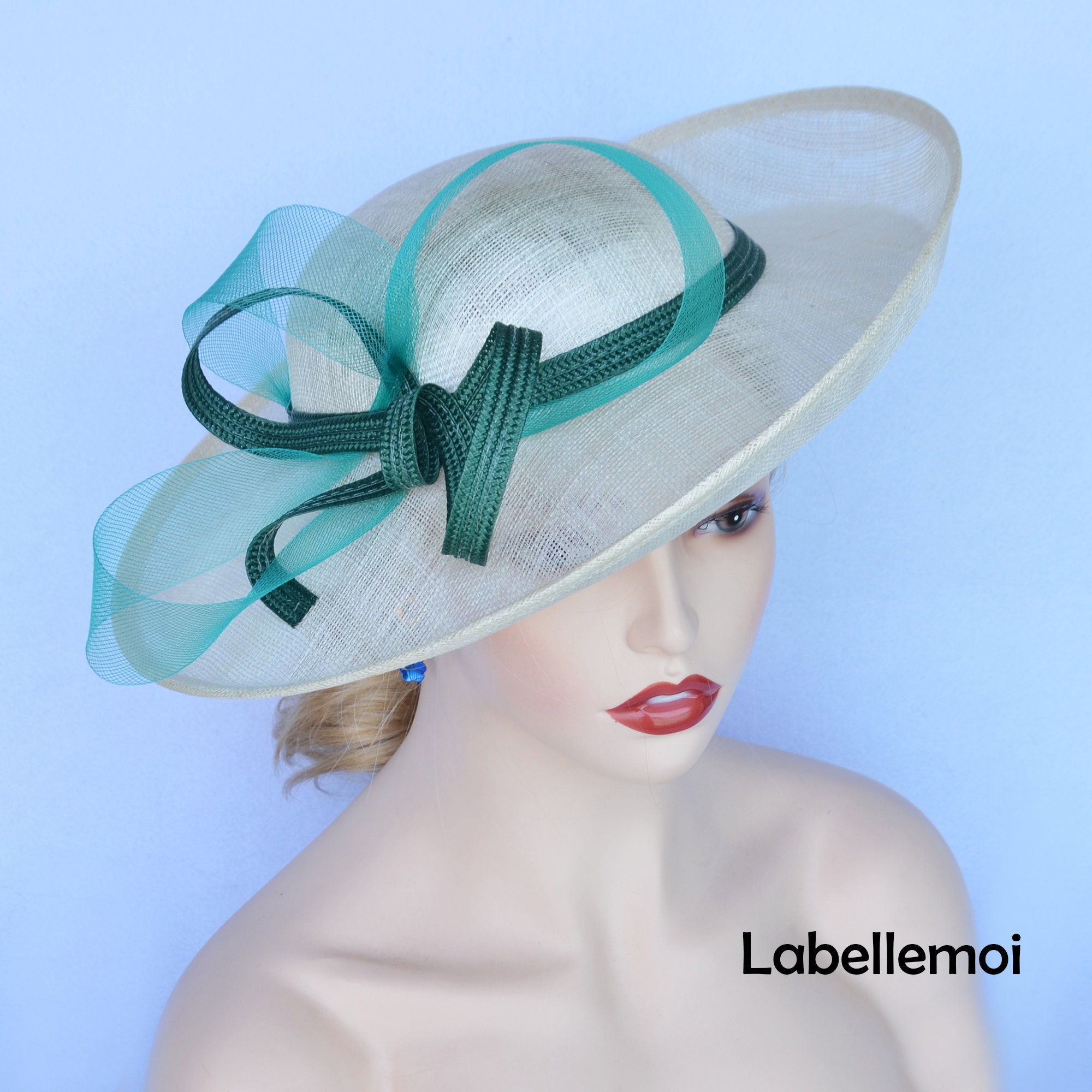Unique Design Ivory/emerald Green 