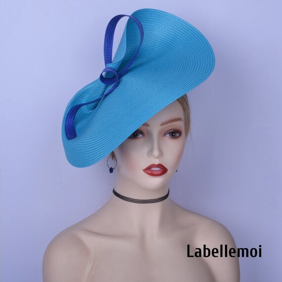 Newturquoise/cobalt Blue Fascinator 