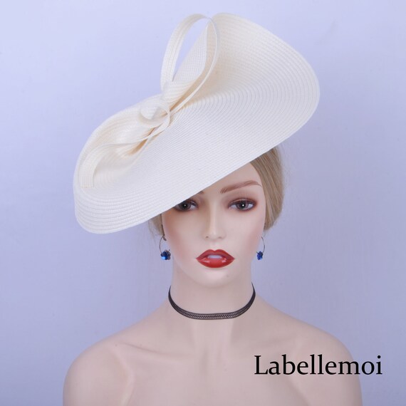 Exclusive Cream Ivory Fascinator Large 