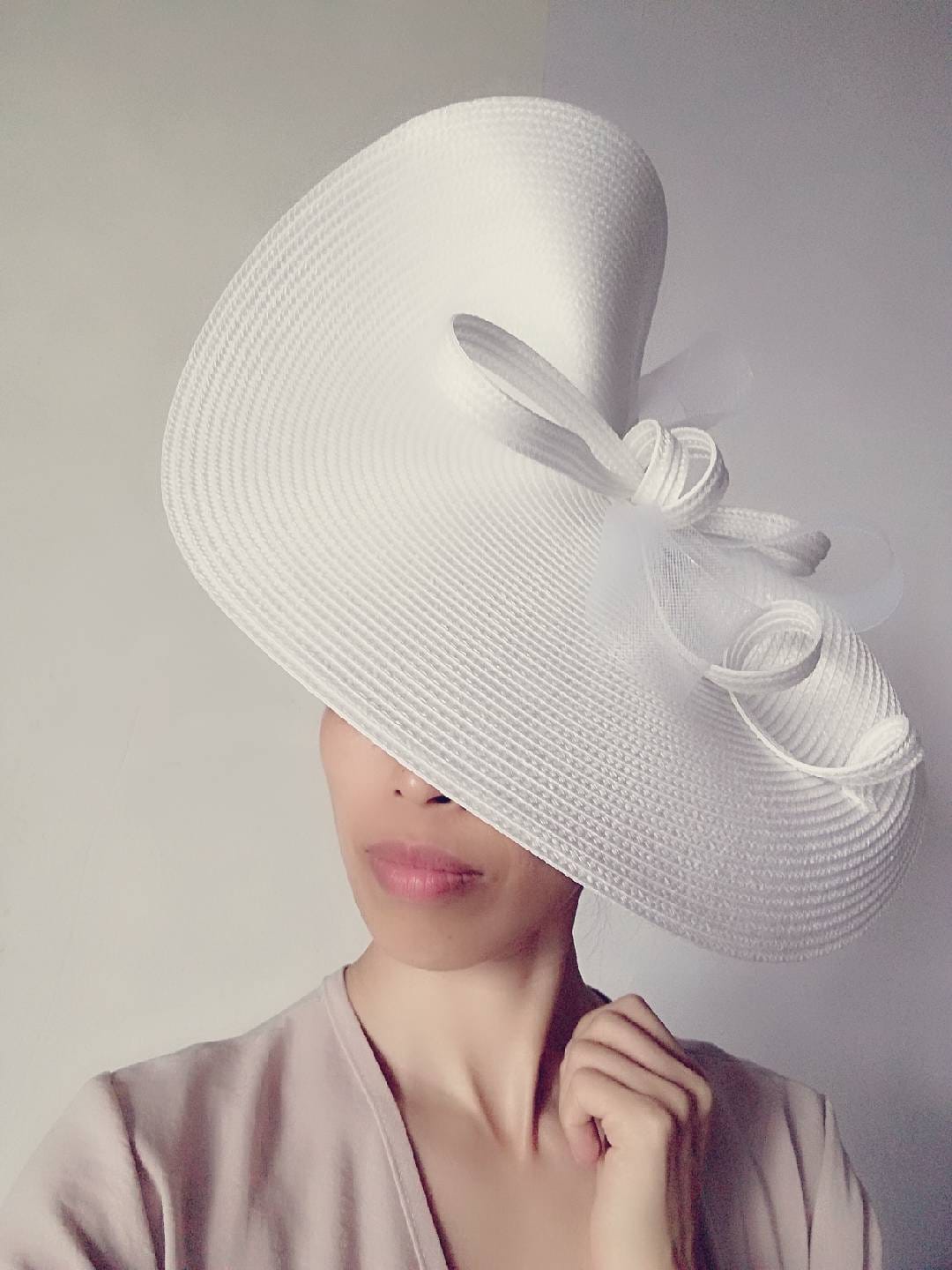 NEW Large Yellow Fascinator Saucer 