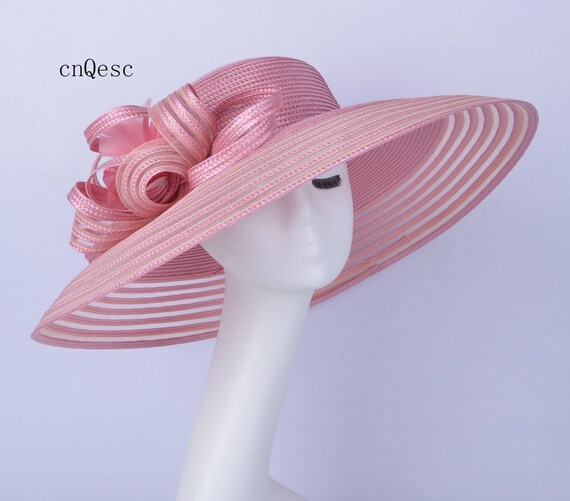 blush pink hat