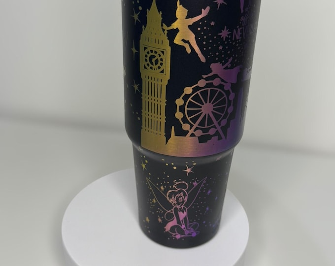 Fairy Rainbow Plated 30oz tumbler