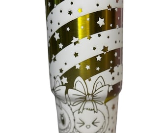 Monsters 30oz Laser engraved tumbler