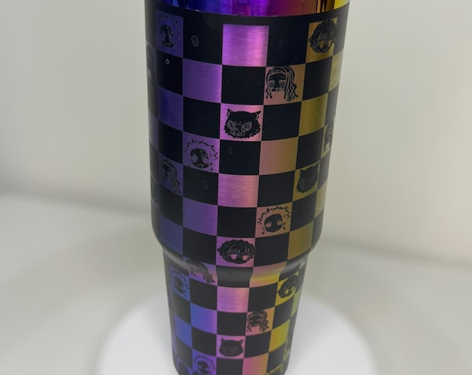 Anime 30oz Laser engraved tumbler