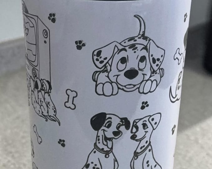 101 doggies  laser engraved 30oz Tumbler