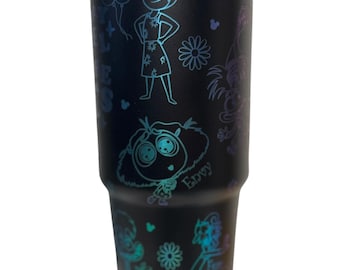 Feelings 30oz Laser engraved tumbler