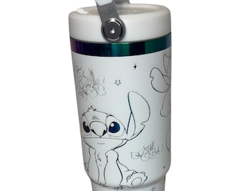 Alien 30oz Laser engraved tumbler