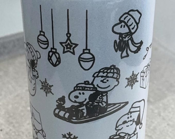 Peanuts Gang Christmas laser engraved 30oz Tumbler