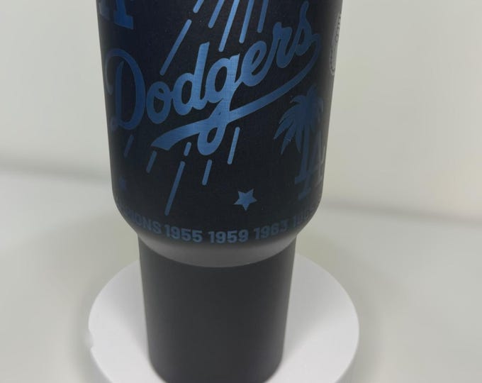 Baseball 40oz Laser Engraved Tumbler