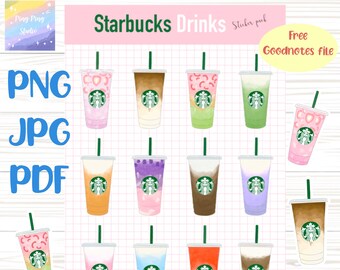 Rangliste der favoritisierten Starbucks sticker