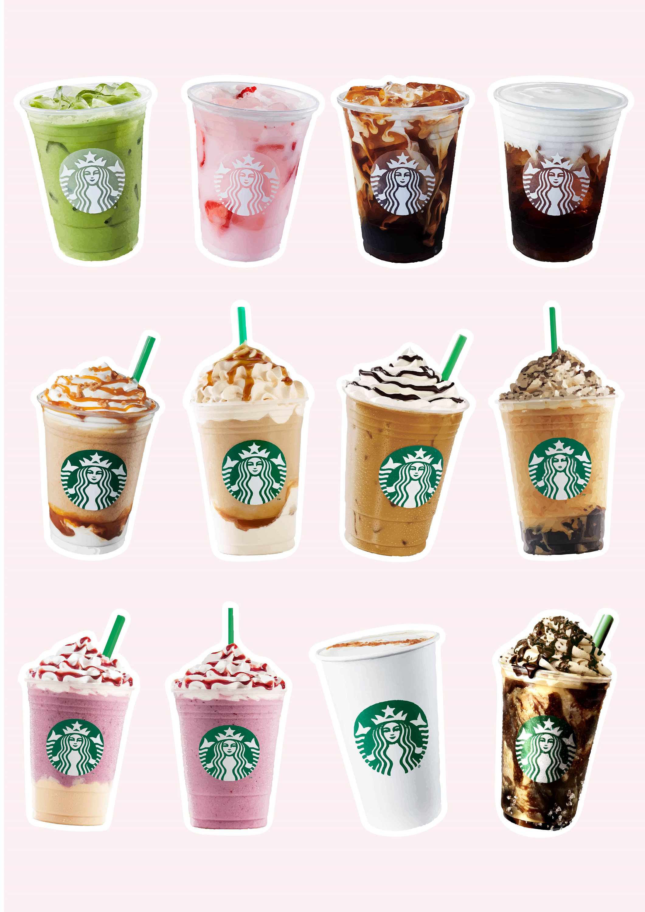 Starbucks Cup Decal, Starbucks Stickers, Starbucks Tumbler