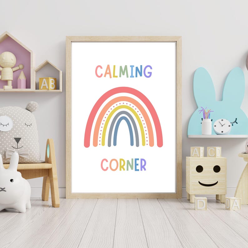 Calm Down Corner Posters | Calming Corner & Growth Mindset Set ...