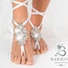 see more listings in the Beaded barefoot sandals section