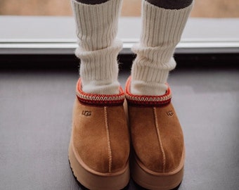 Chaussettes douillettes en laine d'alpaga de couleur blanc cassé, parfaites pour les bottes UGG, naturelles et chaudes, chaussettes thermiques de haute qualité, extérieur intérieur, chaussettes de randonnée