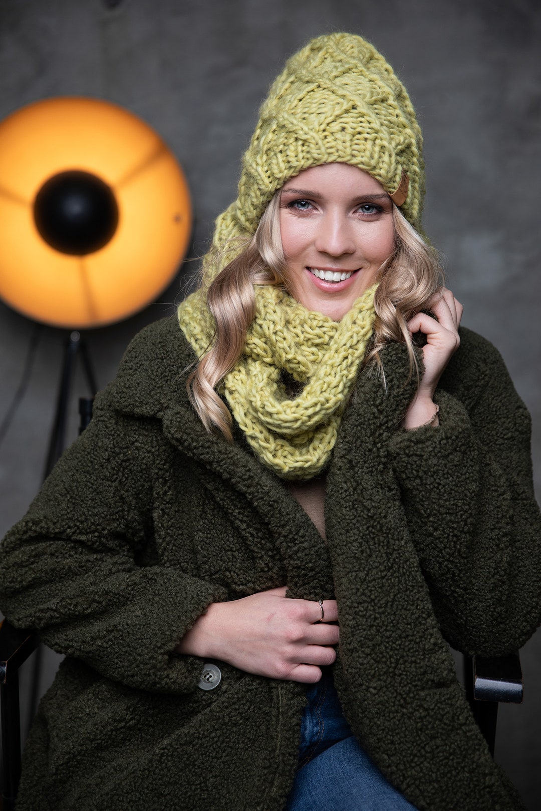 Gray Essential Knit Alpaca Beanie main image 0