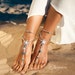 see more listings in the Beaded barefoot sandals section