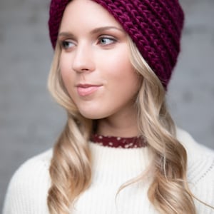 Chunky headband for women, knit Turban headband, warm twist headband, knit Winter Headband, boho headband, Christmas gift idea for her