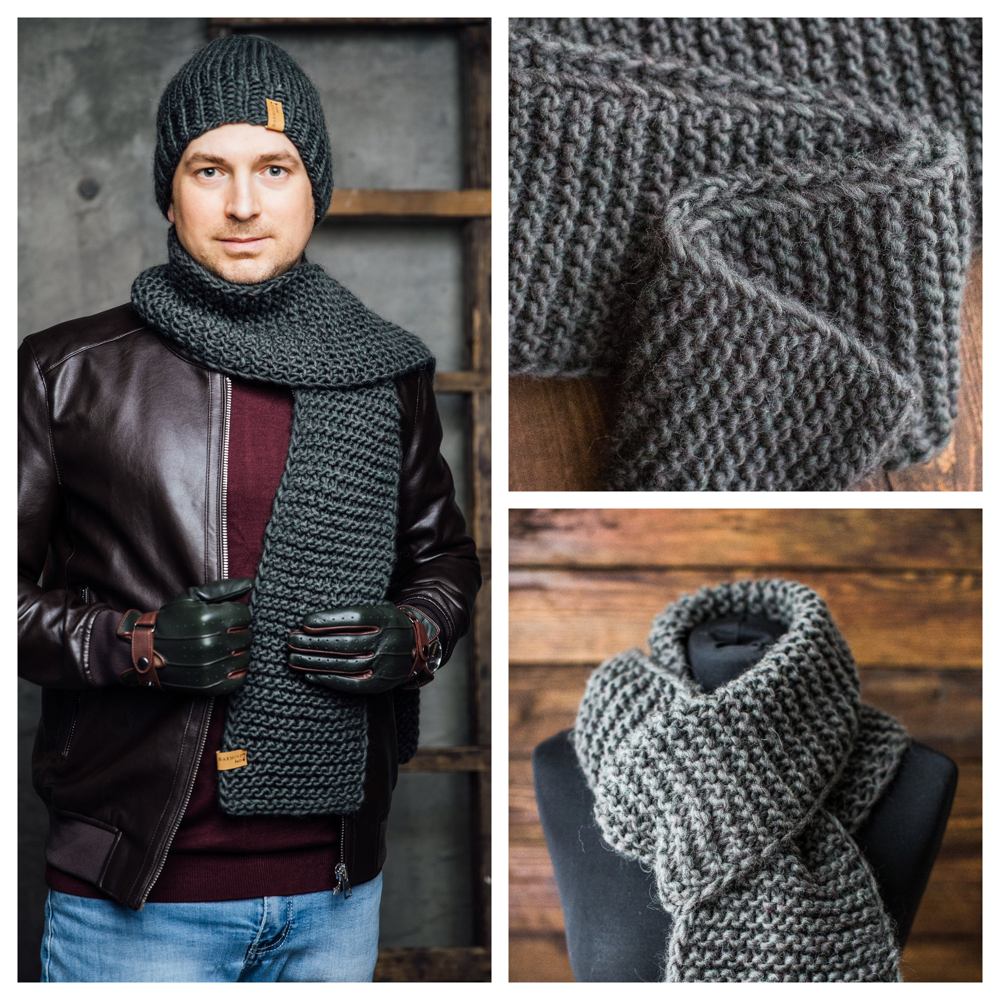 帽子 todayful  Mix knit scarf Tube-Scarf2-605x1024.jpg