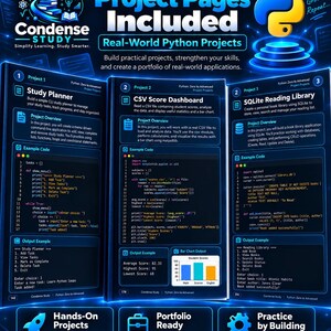 Python Zero to Advanced Handbook | 124 Pages, 73 Lessons, 6 Projects (Digital Download) 画像 8