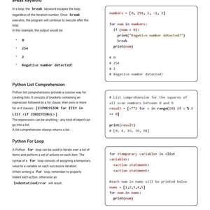 Guía de estudio de programación en Python en PDF / Apuntes, ejemplos y ejercicios de programación para principiantes / Descarga digital imagen 7